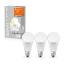 3 x Ledvance LED Smart+ Birne A75 14W = 100W E27 matt...