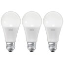 3 x Ledvance LED Smart+ Birne A75 14W = 100W E27 matt 1521lm warmweiß 2700K Dimmbar App Google Alexa WiFi