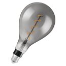 Osram Vintage 1906 LED Spiral Filament Leuchtmittel Birnenform A160 5W = 12W E27 Rauchglas 110lm extra warmweiß 1800K