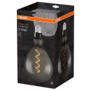 Osram Vintage 1906 LED Spiral Filament Leuchtmittel Birnenform A160 5W = 12W E27 Rauchglas 110lm extra warmweiß 1800K