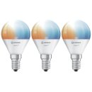 3 x Ledvance LED Smart+ Tropfen 4,9W = 40W E14 matt 470lm...