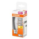 Osram LED Leuchtmittel Kerze 5,5W = 40W B22d Opal matt...