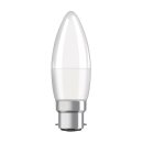 Osram LED Leuchtmittel Kerze 5,5W = 40W B22d Opal matt...