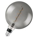 Osram LED Spiral Filament Leuchtmittel Vintage 1906 G200 Globe 5W = 12W E27 Rauchglas 110lm extra warmweiß 1800K