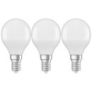 3 x Osram LED Leuchtmittel P45 Tropfen 5,5W = 40W E14...