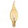 Osram LED Filament Vintage 1906 Windstoßkerze 1,5W = 12W E14 Gold 120lm extra warmweiß 2400K