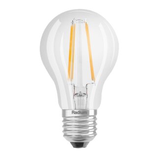 Radium LED Filament Leuchtmittel A60 Birne 6,5W = 60W E27 klar 806lm 840 Neutralweiß 4000K