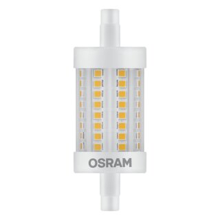 Osram LED Leuchtmittel Stab 78mm Line 6,5W = 60W R7s klar 806lm warmweiß 2700K 330°