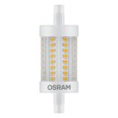 Osram LED Leuchtmittel Stab 78mm Line 6,5W = 60W R7s klar...