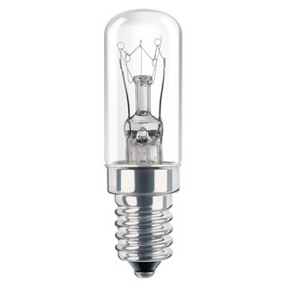 Philips Glühbirne Röhre T17 15W E14 klar Glühlampe