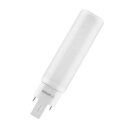 Osram LED Leuchtmittel Dulux D/E 6W = 13W G24q-1 660lm 840 neutralweiß 4000K 4 Pins HF & AC Mains