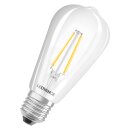 Ledvance LED Smart+ Filament Edison ST64 6W = 60W E27 klar 806lm warmweiß 2700K Dimmbar App Google Assistant WiFi
