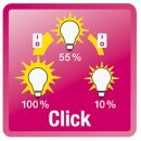 Osram LED Filament Leuchtmittel Tropfen P45 4W = 40W E14 klar 470lm warmweiß 2700K 3-Stufen-Dimmbar
