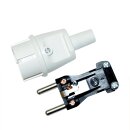 Schuko Vollgummistecker Kaiser 250V Stecker 16A Vollgummi IP44 weiß