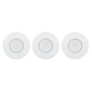 3 x Light Topps LED Einbauleuchte rund Weiß IP65 3 x 5,5W 345lm warmweiß 3000K