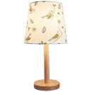 Paulmann Pauleen Tischleuchte Cute Bird Weiß Stoff/Holz max. 20W E27 ohne Leuchtmittel mit Schalter