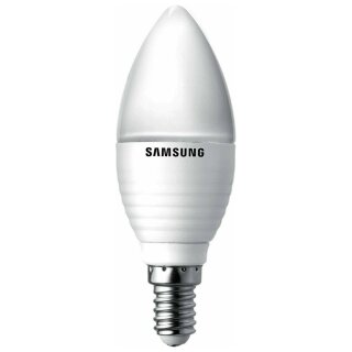 Samsung LED Leuchtmittel Kerze 3,2W = 15W E14 matt 160lm warmweiß 2700K