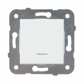 Panasonic Viko Karre-Meridian Druck-Schalter Drücker beleuchtet reinweiß