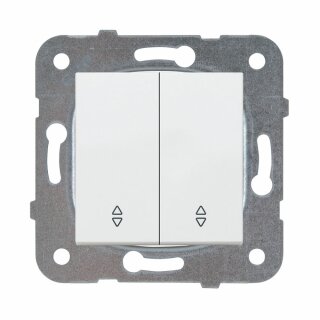 Panasonic Viko Karre-Meridian Two-way Switch Doppel-Schalter Reinweiß