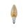 Sylvania Kerze 40W E14 Gold gelüstert Decor Glühbirne Glühlampe Kerzen