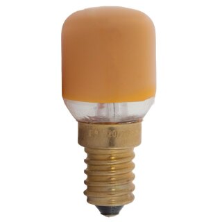 Leuci Glühbirne T25 Röhre 25W E14 Glühlampe 25 Watt Orange