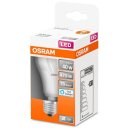 10 x Osram LED Leuchtmittel A55 Birnenform 5,5W = 40W E27 matt 470lm Tageslicht 6500K kaltweiß