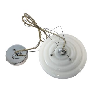FOZZ LED Pendelleuchte Arabella Chrom Glas Ø20cm 10W GX53 warmweiß kürzbar