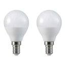 2 x Majestic LED Leuchtmittel Tropfen P45 6W = 40W E14...