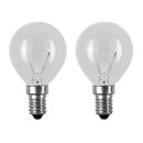 2 x Osram Classic P Glühbirne Tropfen 40W E14 klar...