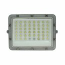 Spectrum LED Fluter Noctis Solaris Grau IP65 50W 500lm Tageslicht kaltweiß mit Bewegungssensor + Solar-Panel