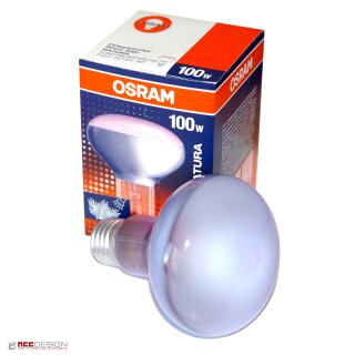 Osram Glühbirne Reflektor Concentra Spot Natura R80 100W Glühlampe 100 Watt Neodym