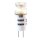 LED Stiftsockellampe 1,5W G4 12V klar 90lm warmweiß 3000K