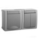 Panasonic Pacific Aufputz Feuchtraum Steckdose /...