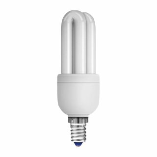 Energiesparlampe Röhrenform 7W = 30W E14 300lm warmweiß 2700K