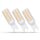 3 x Spectrum LED Leuchtmittel Stiftsockellampe 4W G9 klar 460lm Tageslicht 6000K kaltweiß 270° DIMMBAR