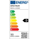 Spectrum LED Filament Leuchtmittel A67 Birne 11W E27 klar 1500lm warmweiß 2700K