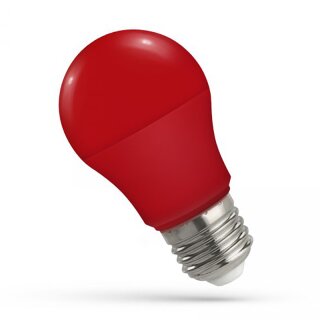 Spectrum LED Leuchtmittel Birnenform A50 4,9W E27 Rot 270°