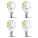 4 x Ledvance LED Smart+ Leuchtmittel Tropfen 4,9W = 40W...