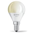 4 x Ledvance LED Smart+ Leuchtmittel Tropfen 4,9W = 40W E14 matt 470lm warmweiß 2700K Dimmbar App Google Alexa WiFi