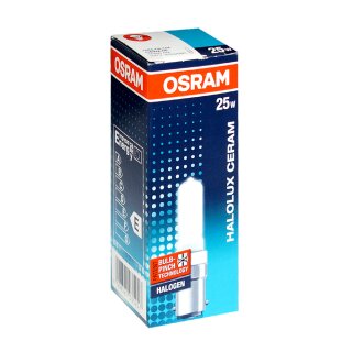 Osram Halogen Leuchtmittel Halolux Ceram 25W B15d MATT 230lm dimmbar warmweiß