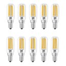10 x Osram LED Filament Leuchtmittel T26 Röhre 6,5W...