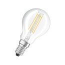 10 x Bellalux LED Filament Leuchtmittel Tropfen 4W = 40W E14 klar 470lm FS 827 warmweiß 2700K