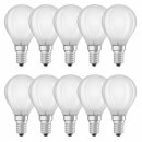 10 x Bellalux LED Filament Leuchtmittel Tropfen 2,5W =...