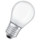 10 x Osram LED Filament Leuchtmittel Tropfen 4,5W = 40W E27 matt 470lm Tageslicht 6500K kaltweiß