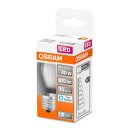 10 x Osram LED Filament Leuchtmittel Tropfen 4,5W = 40W E27 matt 470lm Tageslicht 6500K kaltweiß