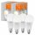 4 x Ledvance LED Smart+ Birne A60 9,5W = 75W E27 matt 1055lm warmweiß 2700K dimmbar App Google Alexa WiFi