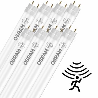 8 x Osram LED Röhre SubstiTube EM T8 120cm 14W/840 G13 2100lm Neutralweiß 4000K KVG Bewegungssensor
