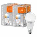 4 x Ledvance LED Smart+ Birne A60 9,5W = 75W E27 matt 1055lm Tunable White 2700K-6500K Dimmbar App Google Alexa WiFi