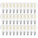 30 x Osram LED Filament Leuchtmittel Tropfen 4W = 40W E14 klar 470lm neutralweiß 4000K