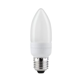 Paulmann ESL Energiesparlampe Kerze 9W = 50W E27 matt warmweiß 2700K